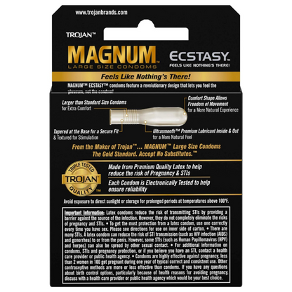 Trojan Magnum Ecstasy Ultra Smooth Condoms